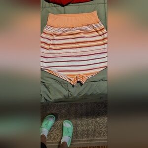 Striped High-Waisted Shorts Free People Movement